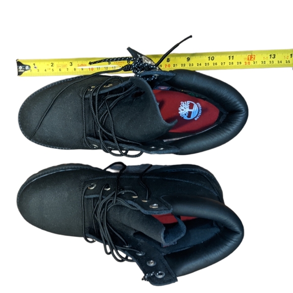 Timberland Prem 6" Waterproof Boot Black Helcor Boys US 7, Equiv to women US 8.5 - Picture 7 of 15